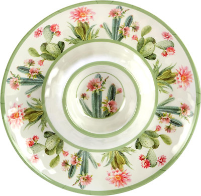 Desert Beauty Melamine Chip and Dip, 14.50-Inch Diameter-image