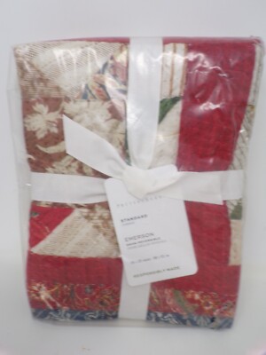 new NWT Pottery Barn Emerson standard sham 26 x 20