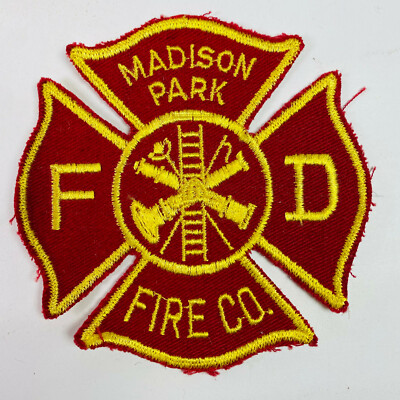Madison Park Fire New Jersey NJ Rescue Patch J9-image