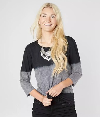 Gilded Intent Dip Dye Back cut-out Top FROM THE BUCKLE in SIZE XLarge-image