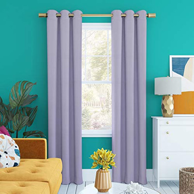 Halton Bright Vibes Total Blackout Grommet Curtain Panel, 40