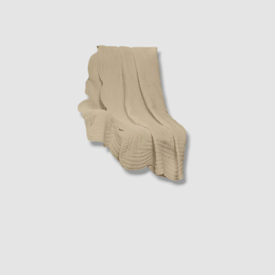 Madison Park White Scalloped-Edge Throw, 60