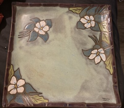 Studio Art Hand Painted Platter Made In USA-image