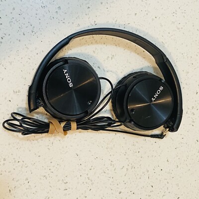 Sony MDR-ZX110NC Noise Cancelling Headband Headphones - Black-image