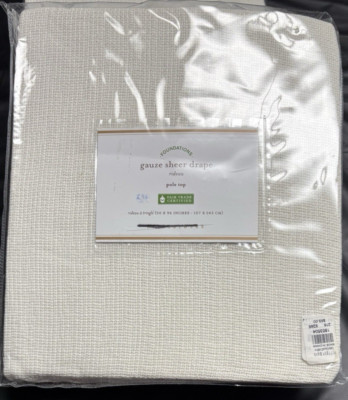 Pottery Barn Gauze Sheer Drapes RP 50