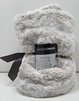 Madison Park Faux Fur Throw 60in. x 70in.-image