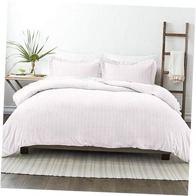  Duvet Cover Queen (Pink) - Experience Hotel-Like Queen/Full Classic in Pink-image