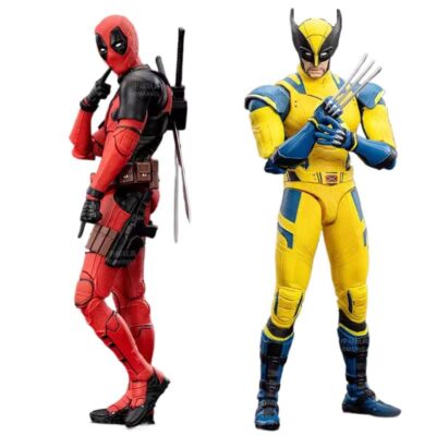 BANDAI S.H.Figuarts Deadpool & Wolverine set of 2  Action Figure PSL New-image
