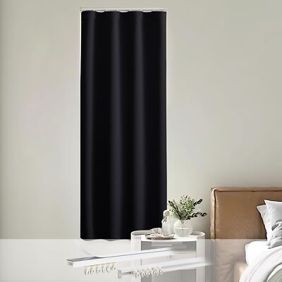 NICETOWN Siliding Blackout Door Curtain for Privacy Thermal Insulated Front F...-image