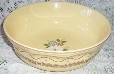 STUDIO NOVA VILLAGE SQUARE SERVING BOWL NEW TUSCAN YELLOW-image