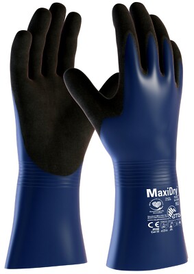 MaxiDry Plus 56-530 Oil, Grease & Water Resistant Safety Glove Gauntlet 30cm-image