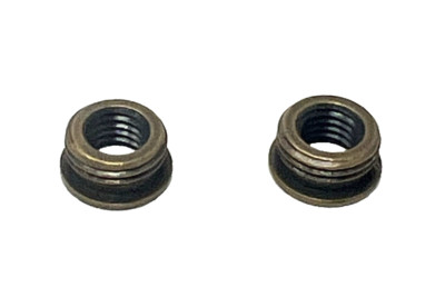 Set/2 Curtain Rod Finial Adapter Reducer, 1.25