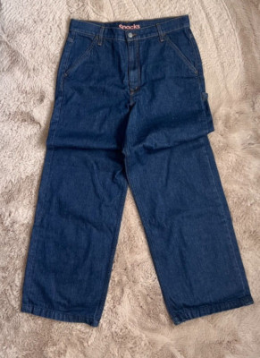 Mother SnackS! THE Fun Dip Utility Puddle JEANS size 28 cold brew wash-image