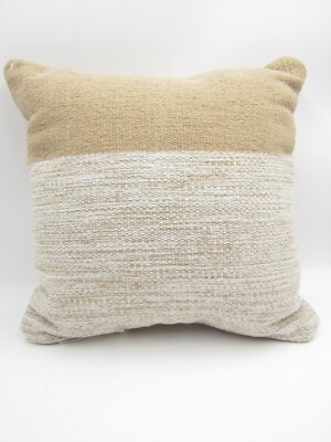 Pottery Barn Dylan Eco-Friendly Textured Pillow Neutral 20