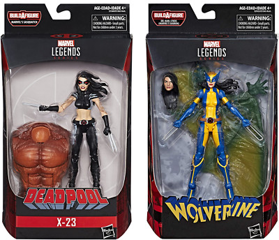 Marvel Legends ~ X-23 (X-FORCE) & X-23 (WOLVERINE) ACTION FIGURE SET ~ Deadpool-image