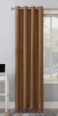 Sun Zero Blackout Duran Thermal Insulated Grommet Top Curtain Panel 50x84