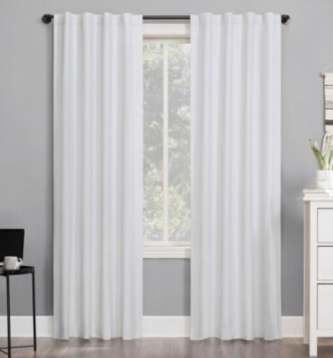 New Sun Zero Cyrus Thermal 100% Blackout Back Tab Curtain Panel 63