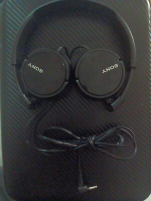 Sony 1-7-1 Konan Minato-Ku Headphones Black Folding Compact Over Ear Folding 50