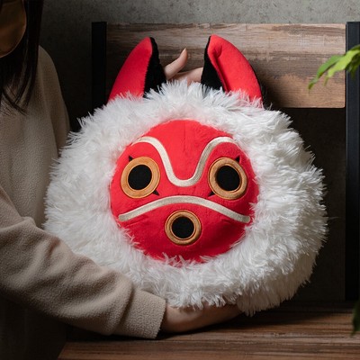 Studio  Ghibli  Princess Mononoke A San mask-shaped cushion is now available#277-image