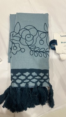 Pottery Barn Teen Lennon & Maisy Pillow Sham Embroidered Tassel Standard Cotton-image