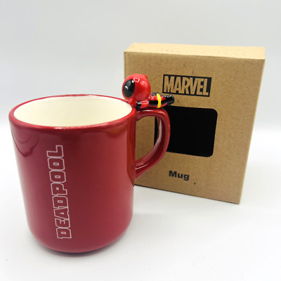 Deadpool Marvel Figure Ceramic Mug Sunart Japan NEW-image