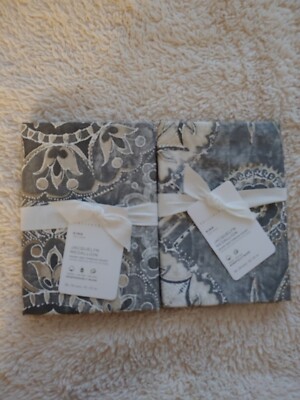 pottery barn Jacquelyn Medallion 2 king sham original $110 new-image