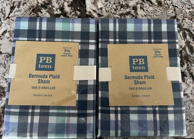 Pottery barn teen Bermuda Plaid Sham Set of 2-image