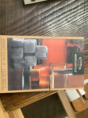 Studio Mercantile Whiskey Stone Cubes Gift Set, 10 Pieces-image