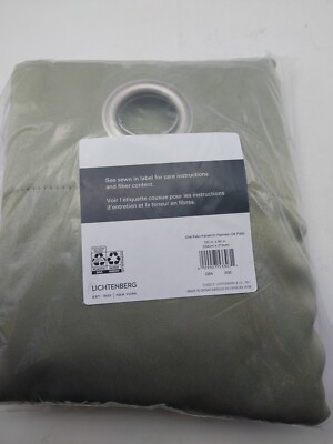 Lichtenberg Patio Panel Curtain 100 x 84in Sage Green-image
