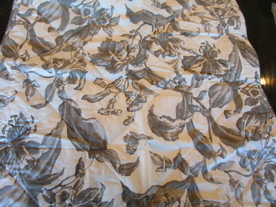Pottery Barn Marcia floral Reversible Euro sham charcoal quilted photo shoot smp-image