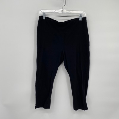Dip Target Athletic Capri Black Elastic Waist Cropped Pants XL-image