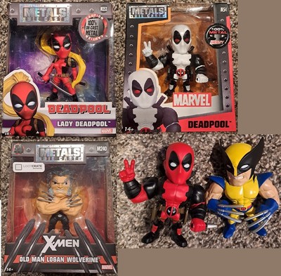 Metals Die Cast Marvel Deadpool And Wolverine Figures (Read Desc)-image