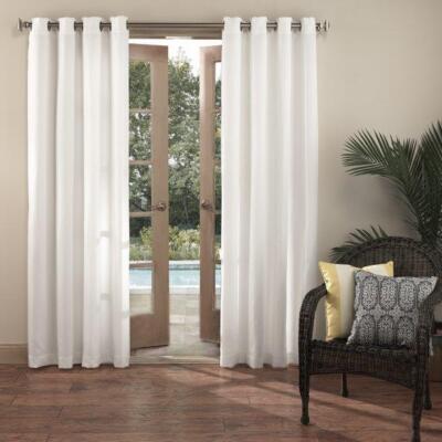 Sun Zero Sailor Indoor/Outdoor UV Protectant Room Darkening Curtain One Panel-image