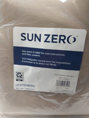 Sun Zero Panel Curtain 40in x 84in Taupe-image