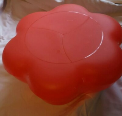 Tupperware Chip 'N Dip Large Serving Bowl 1.5 Gallon Brilliant Pink New/Demo-image