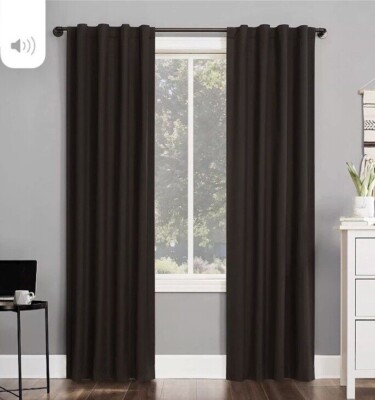 Sun Zero Blackout Curtain Panel 40