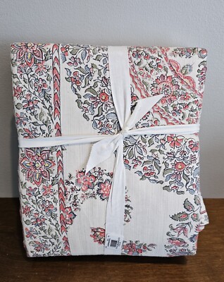 Pottery Barn Remy Paisley Organic Cotton Reversible King/Cal King Duvet Cover -image