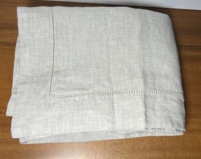 Pottery Barn Belgian Flax Linen Euro Sham Flax-image