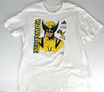 Adidas Marvel Comics Deadpool Wolverine T-Shirt Men’s Size XL Extra Large-image