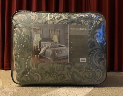Madison Park Teal Queen Comforter Set (MPE10-636)-image