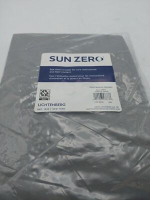 Sun Zero Panel Curtain Gray 40in x 63in-image