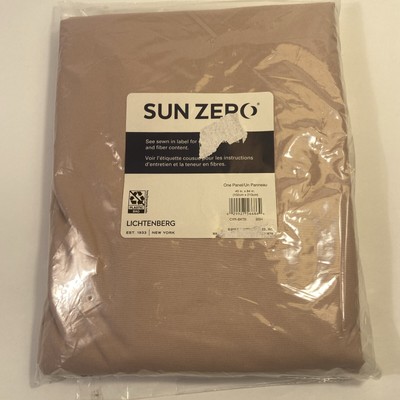 SUN ZERO Blackout Back Tab Curtain Panel Cyrus Thermal 100%  40