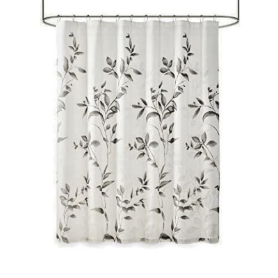 Madison Park Cecily Botanical Modern Shower Curtain, Contemporary Design Water-image