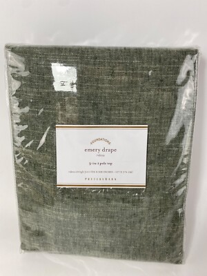 Pottery Barn Foundations Emery Drape 3 in 1 Pole Top 50