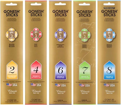 Gonesh - Classic Incense Sticks Variety Pack - Non-Toxic 10” Slow Burn Aromatic -image