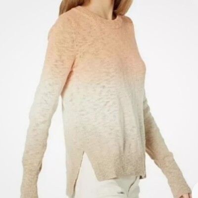 Faherty Muir Sweater Sunset Dip Dye Size Large-image