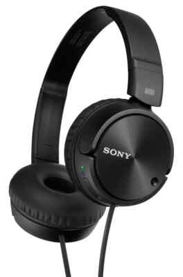 SONY MDR-ZX110NC Noise Cancelling Headband Headphones - Black (open box)-image