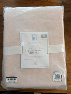 POTTERY BARN KIDS Evelyn Ruffle Bottom Blackout Panel-44x84