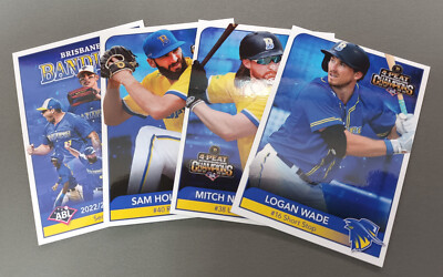 2023 Brisbane Bandits - COVER CARD - SAM HOLLAND - MITCH NILSSON - LOGAN WADE-image