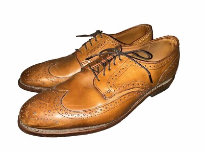 Allen Edmonds Madison Park Walnut Tan Mens Oxfords Dress shoes Size 9.5 D-image